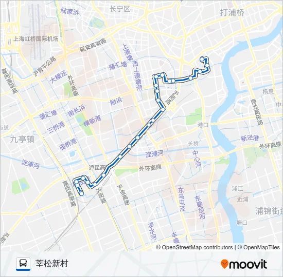 166路 Bus Line Map