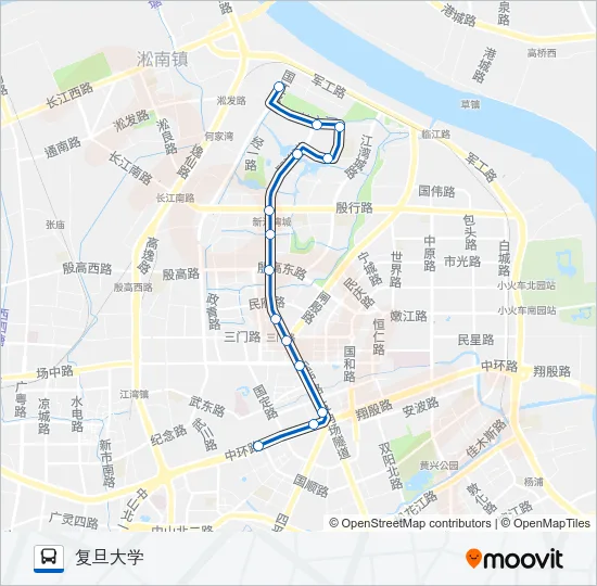 168路 Bus Line Map