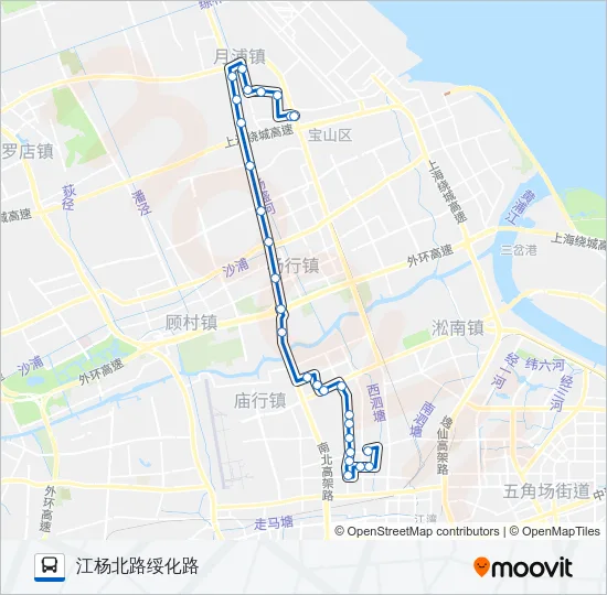 172路 Bus Line Map