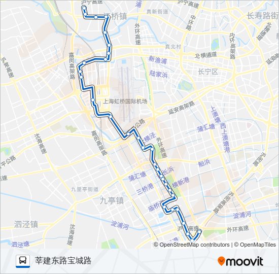 公交173路的线路图