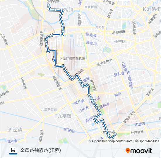 公交173路的线路图