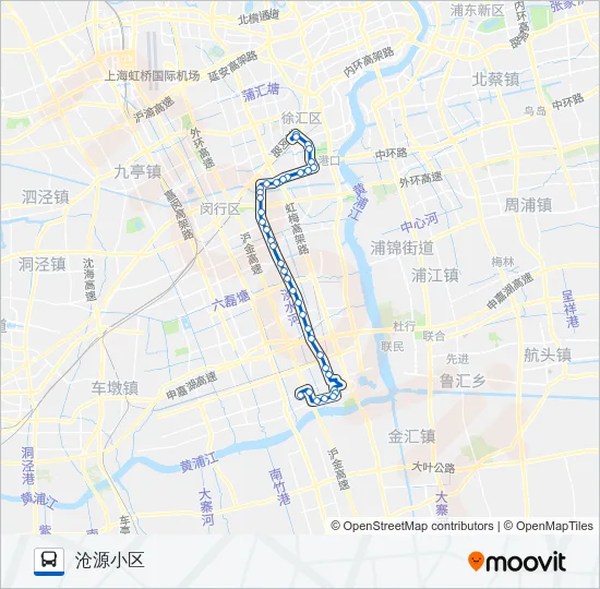 180路 Bus Line Map