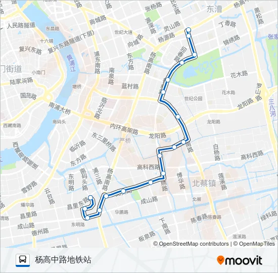 184路 Bus Line Map