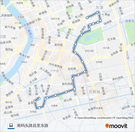 184路 bus Line Map