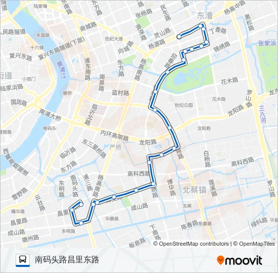 184路 Bus Line Map