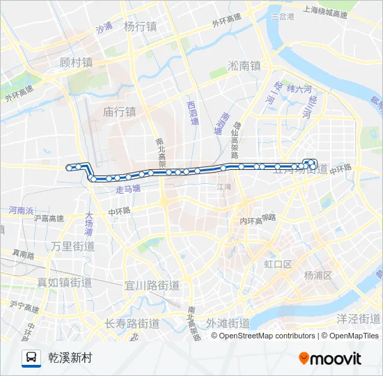 187路 Bus Line Map