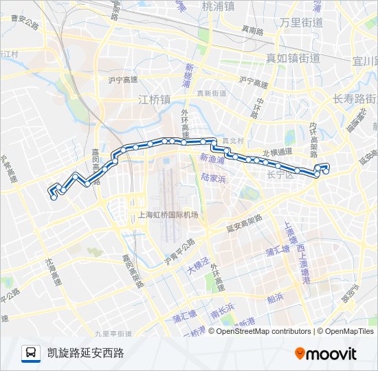 公交190路的线路图