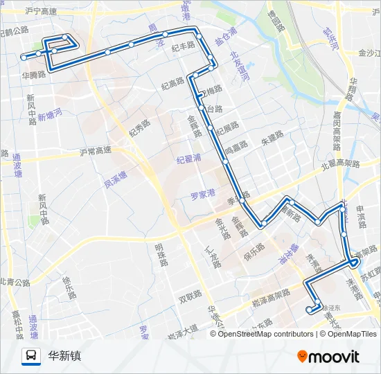 197路 Bus Line Map