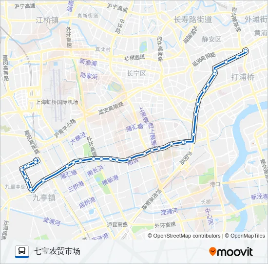 198路 Bus Line Map