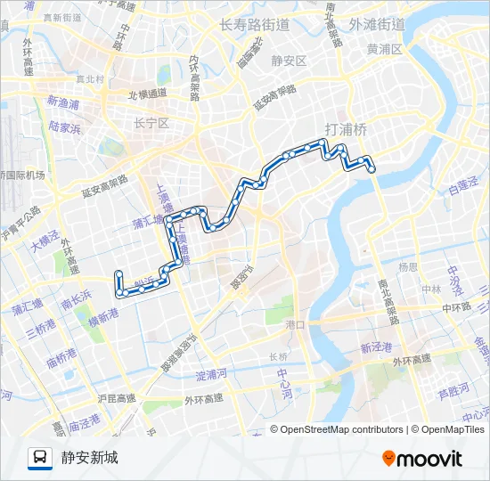 205路 Bus Line Map