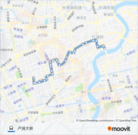 205路 Bus Line Map