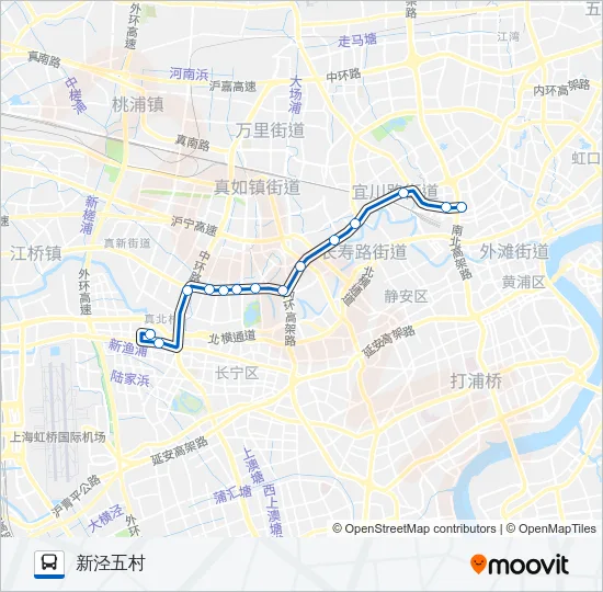 216路 Bus Line Map