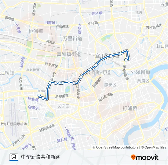 216路 Bus Line Map
