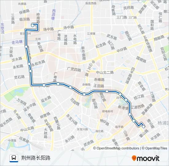 222路 Bus Line Map