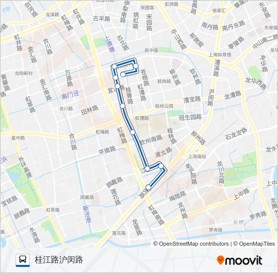257路 Bus Line Map