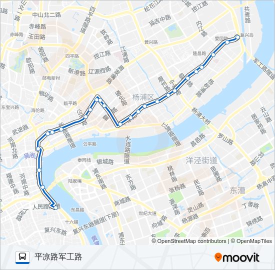 公交317路的线路图