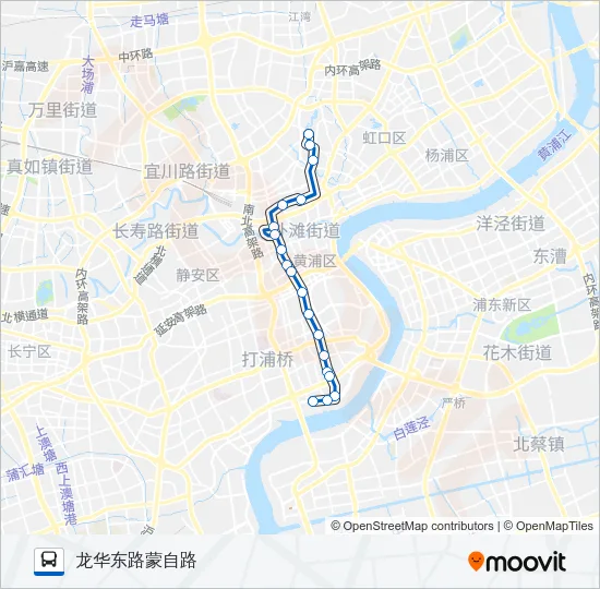 318路 Bus Line Map