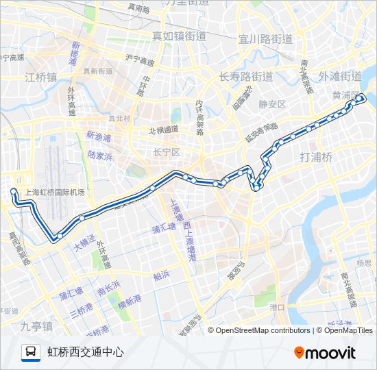 公交320路的线路图