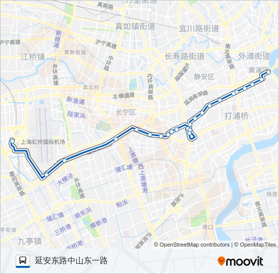 公交320路的线路图