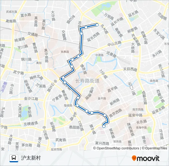 321路 Bus Line Map