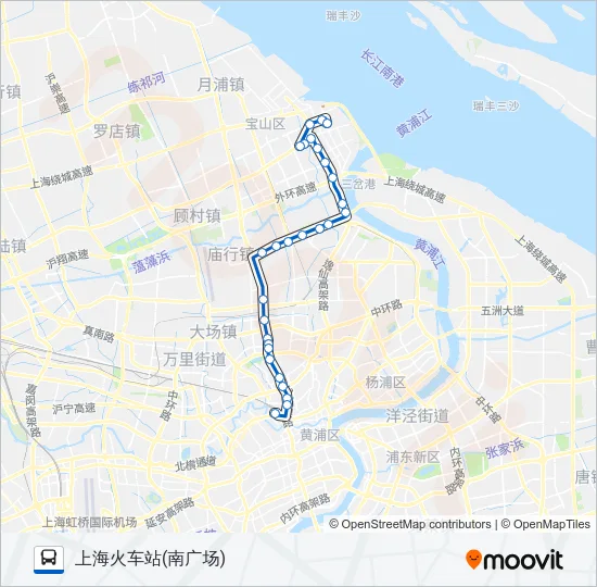 322路 Bus Line Map