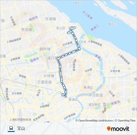 322路 Bus Line Map