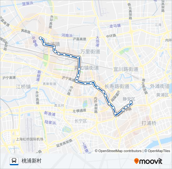 公交323路的线路图