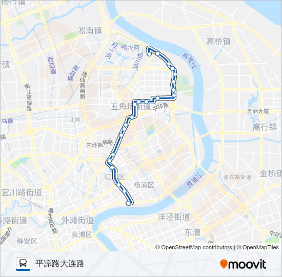 公交325路的线路图