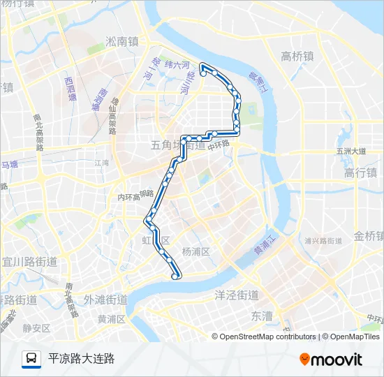 325路 Bus Line Map