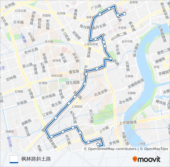 公交326路的线路图