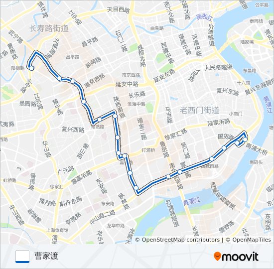 公交327路的线路图