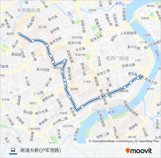 327路 Bus Line Map