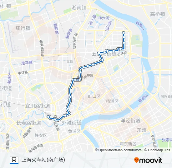 329路 Bus Line Map