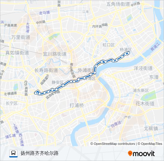 公交330路的线路图