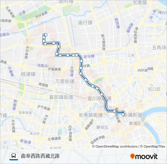 332路 Bus Line Map