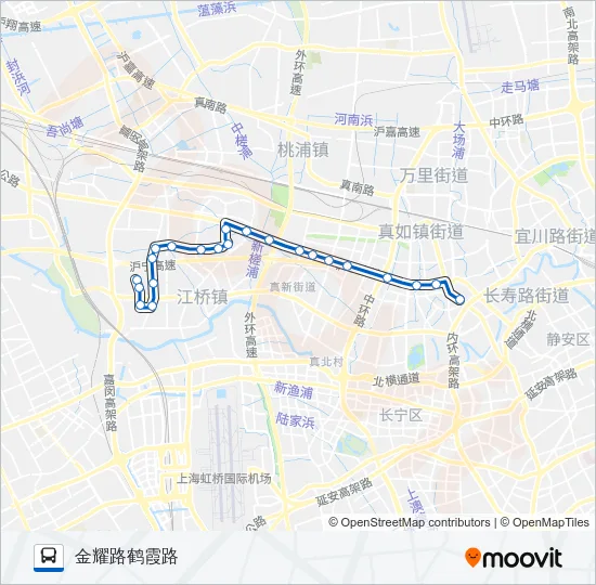 340路 Bus Line Map