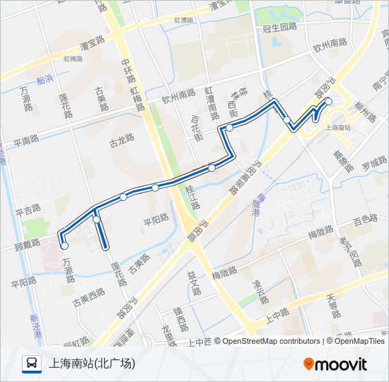 公交341路的线路图