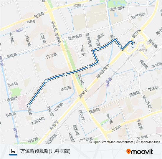 公交341路的线路图