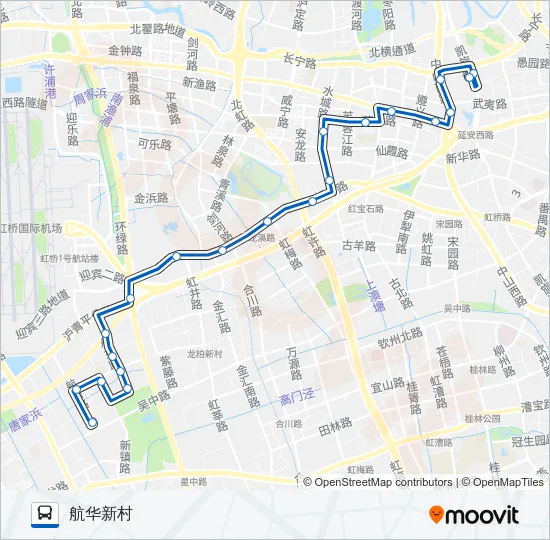 519路 Bus Line Map