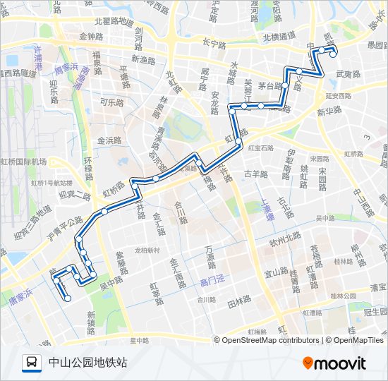 519路 bus Line Map