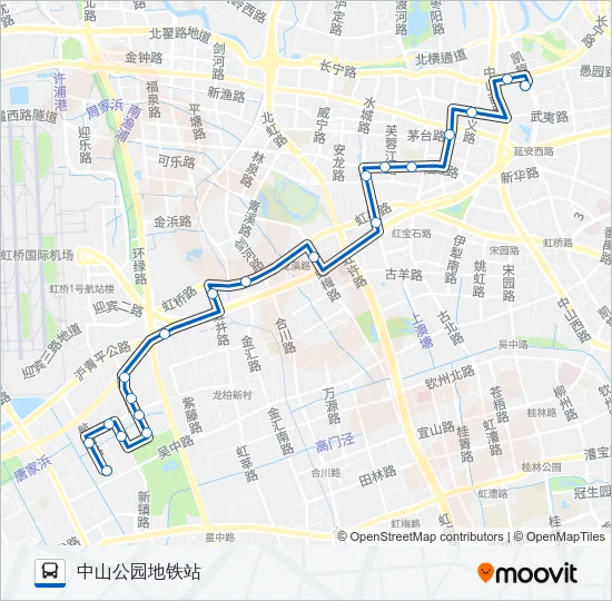 519路 Bus Line Map