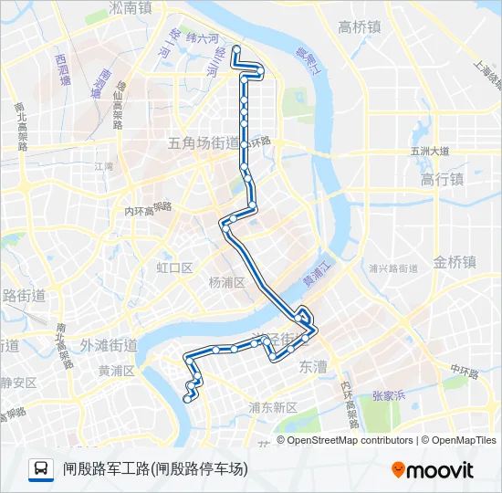 522路 Bus Line Map