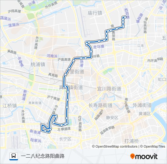 公交551路的线路图