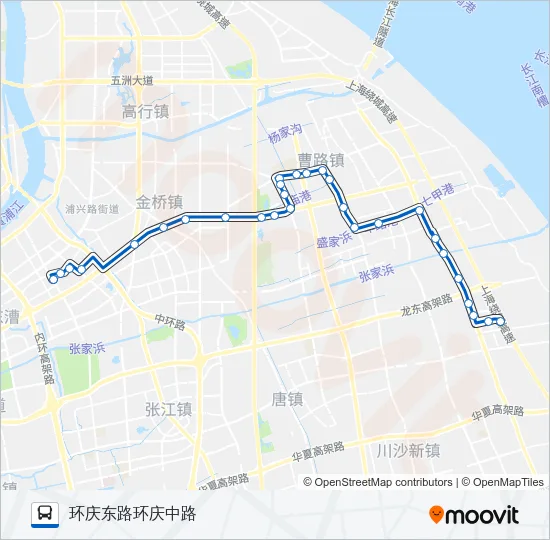 630路 Bus Line Map