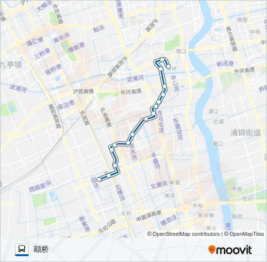 707路 Bus Line Map