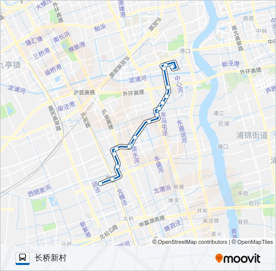 公交707路的线路图