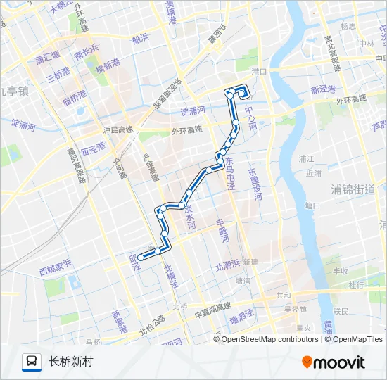 707路 Bus Line Map