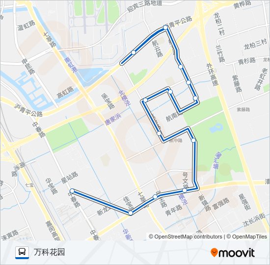 公交709路的线路图