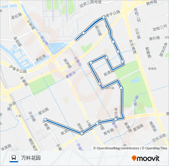709路 Bus Line Map