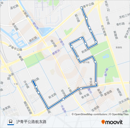 公交709路的线路图